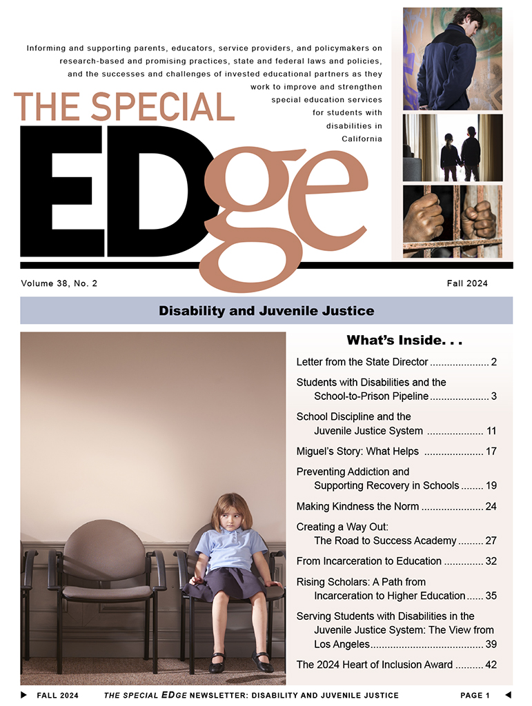 The Special EDge Newsletter Fall 2024 Cover