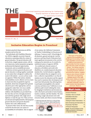 special edge newsletter