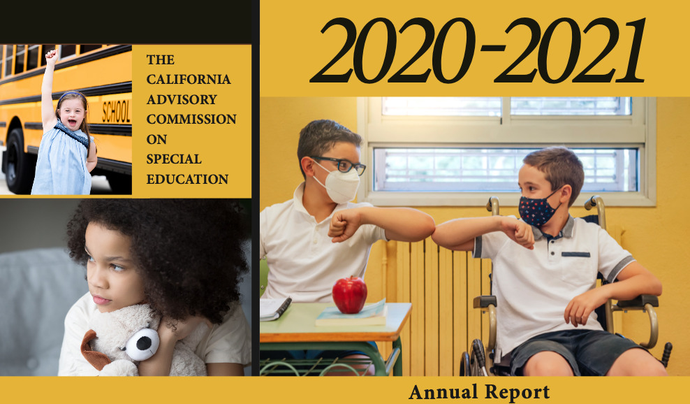 You are currently viewing The California Advisory Commission on Special Education Annual Report: 2020–2021