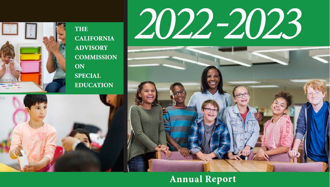 You are currently viewing The California Advisory Commission on Special Education Annual Report: 2022–2023