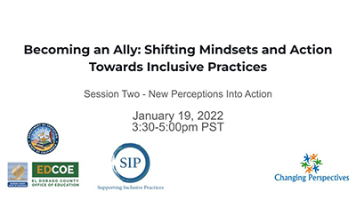 becoming an ally: shifting mindsets and action towards inclusive practices