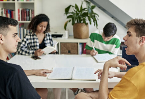 Students Studying