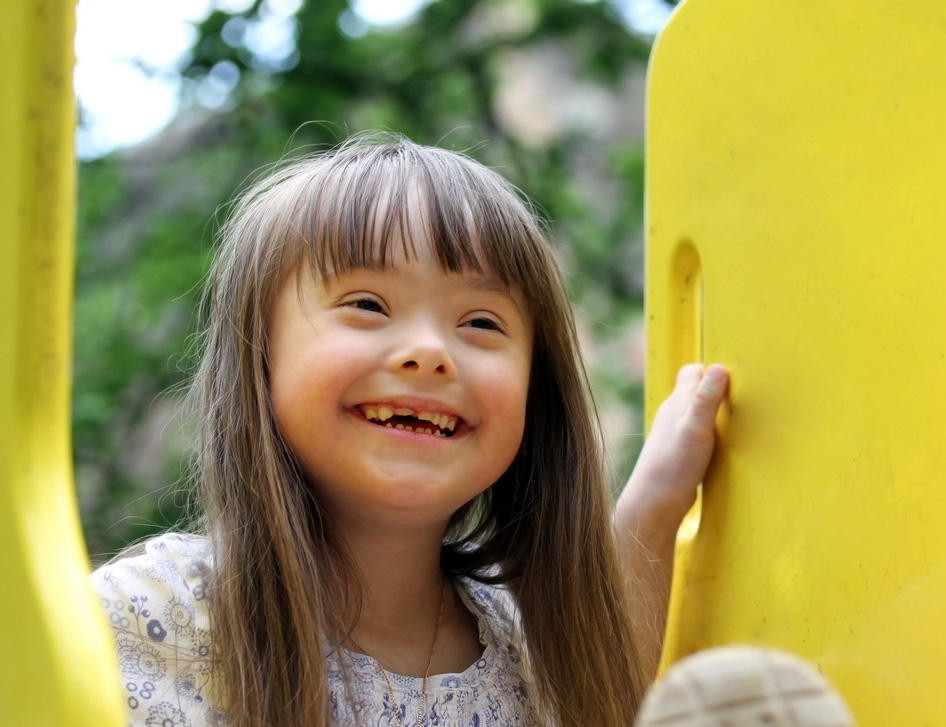 Girl on playground